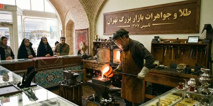 طلای آب شده